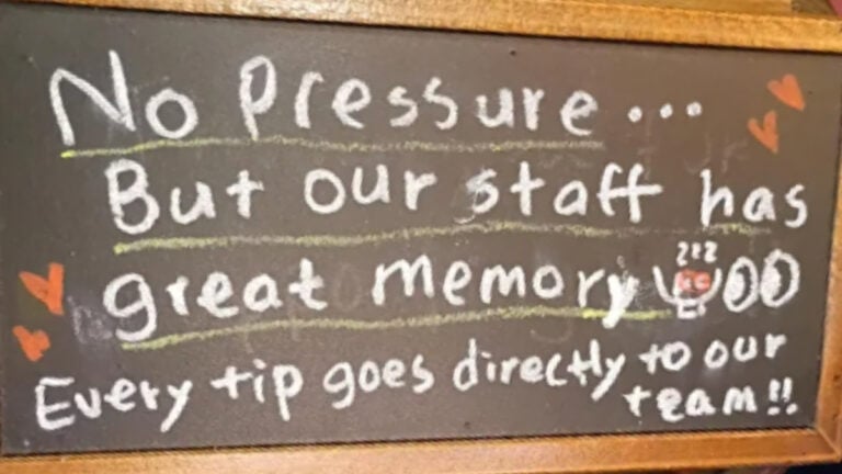 Oklahoma Restaurant’s Warning to Non-Tippers Raises Eyebrows: ‘Threatening First-Time Customers Is One Heck of a Strategy’ Oklahoma Restaurant’s Warning to Non-Tippers Raises Eyebrows