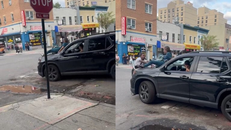 New York Woman Climbs Onto Moving Car During Alleged Cheating Confrontation: ‘Chill Out’