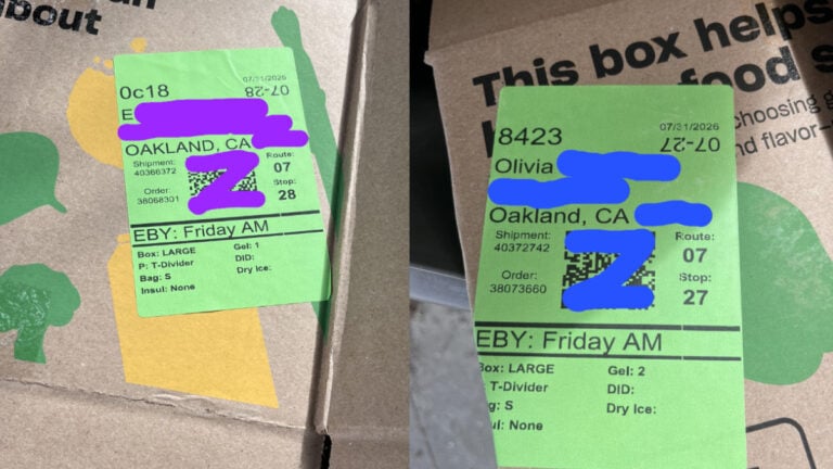 ‘They Left the Evidence Sticking Out of Their Recycling Bin’: California Couple Says Neighbors Stole Their Groceries, Then Pretended Nobody Was Home California Couple Says Neighbors Stole Their Grocery Delivery