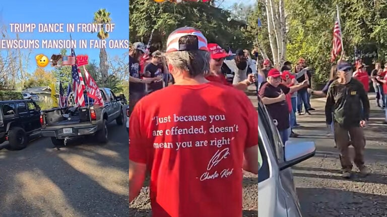 MAGA Boomers Roasted After Meeting Up in Gavin Newsom’s California Mansion for a Dance-Off: ‘This Cult is Slowly Dying’ California MAGA gavin newsom