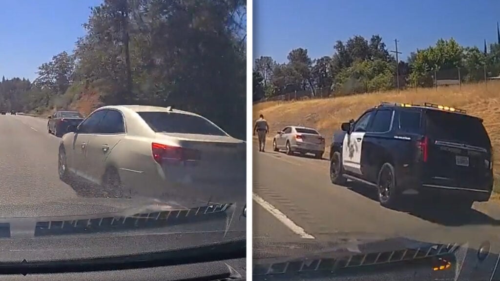 California Motorist Nearly Hits Driver on Dashcam, Then Allegedly Accuses Him of Pulling a Gun: ‘That Is So Unbelievable’ California Motorist Nearly Hits Driver on Dashcam