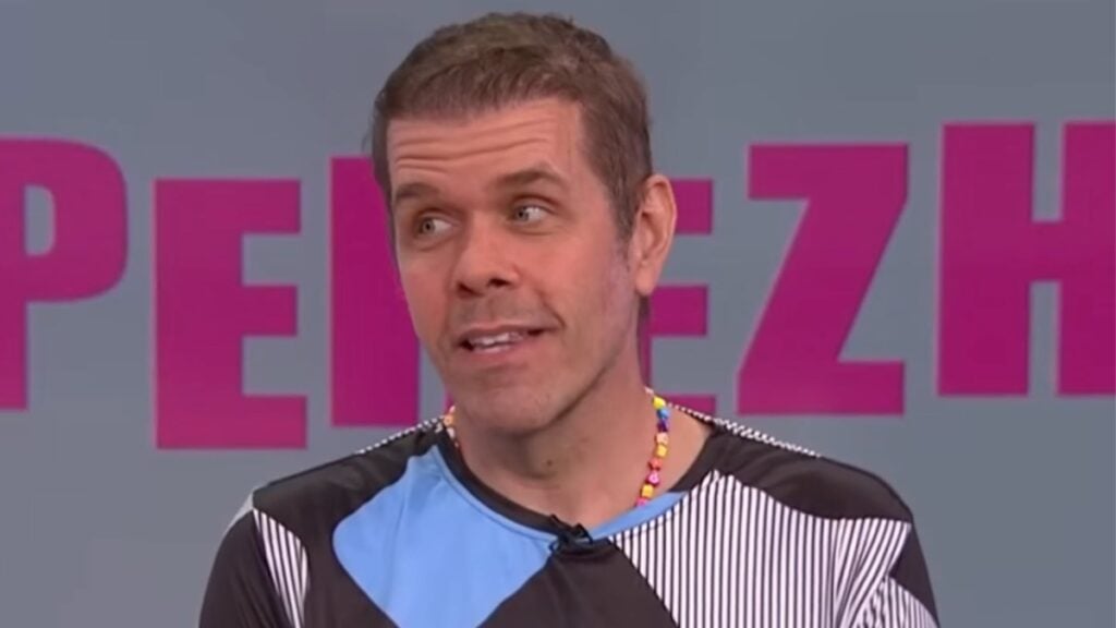 Perez Hilton during a public appearance before his Florida hospitalization