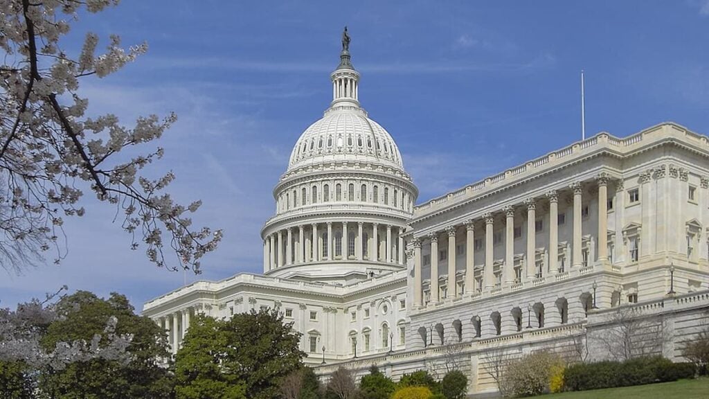 Asian MAGA Supporter Sparks Outrage After Confronting Cyclist Over Anti-Trump Flag in Washington, D.C. Capitol Building, Washington DC