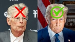 Maine Stephen King vs Trump MAGA
