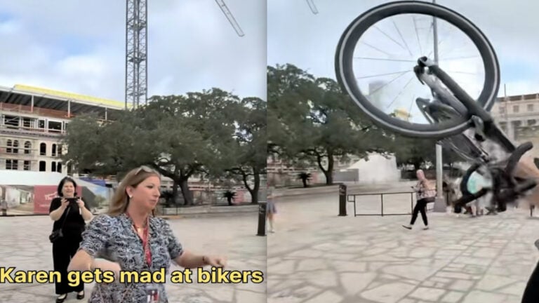 ‘This is a Battle Site Where People Died’: Texas Karen Crashes Out on Bikers Asking for Photos in Front of the Alamo Texas Karen Crashes Out on Bikers Asking for Photos in Front of the Alamo