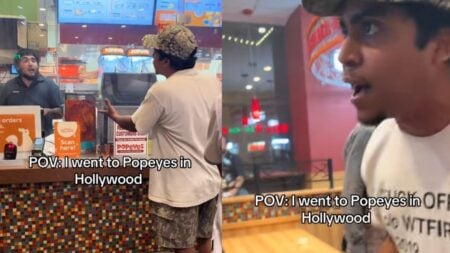 Outrage After California Man Repeatedly Uses Racial Slur Against Popeyes Manager Over Delayed Order: ‘He Should Be Arrested’ A picture of the California man.