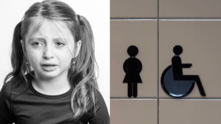 9-Year-Old Massachusetts Girl Asks Trump for Help After School Allows Transgender Boy in Girls’ Bathroom: ‘We Are Living in Dark Times’ Massachusetts girl bathroom.
