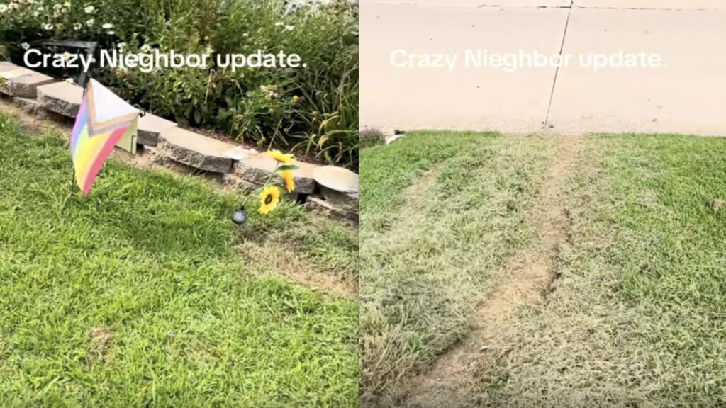 Missouri Woman Shocked When Bad Neighbors Go to the Next Level and Destroy Her Yard: ‘Oh, She’s Crazy Crazy’ Missouri Woman Shocked When Bad Neighbors Go to the Next Level and Destroy Her Yard