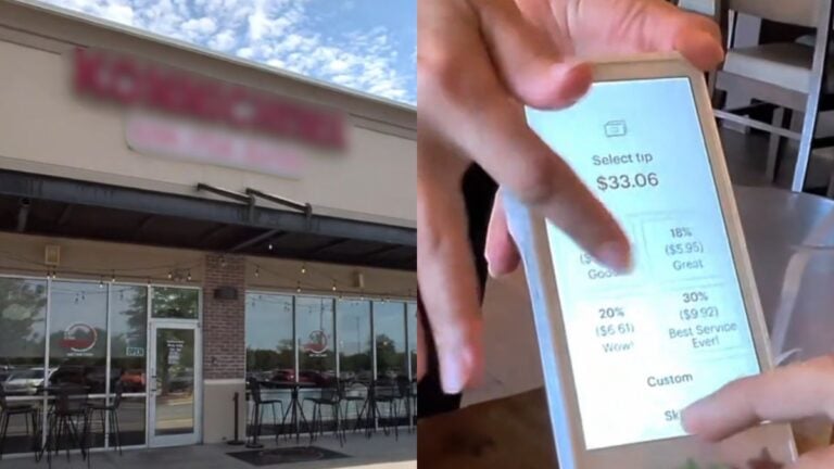 North Carolina Restaurant Server Shown Forcing Customer to Tip: ‘That Explains Why It’s Empty’ North Carolina Restaurant Server Shown Forcing Customer to Tip