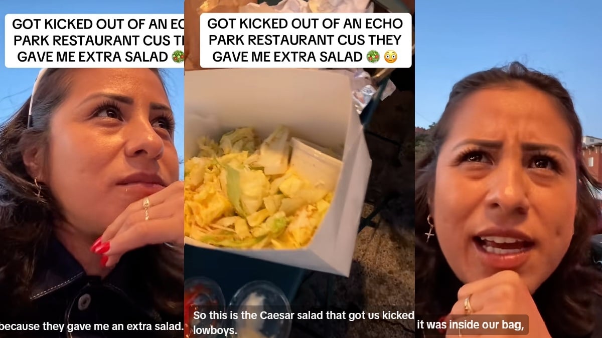 California Woman Claims Restaurant Kicked Her Out Over An Extra Salad: ‘I Got Screamed At Over A Salad’