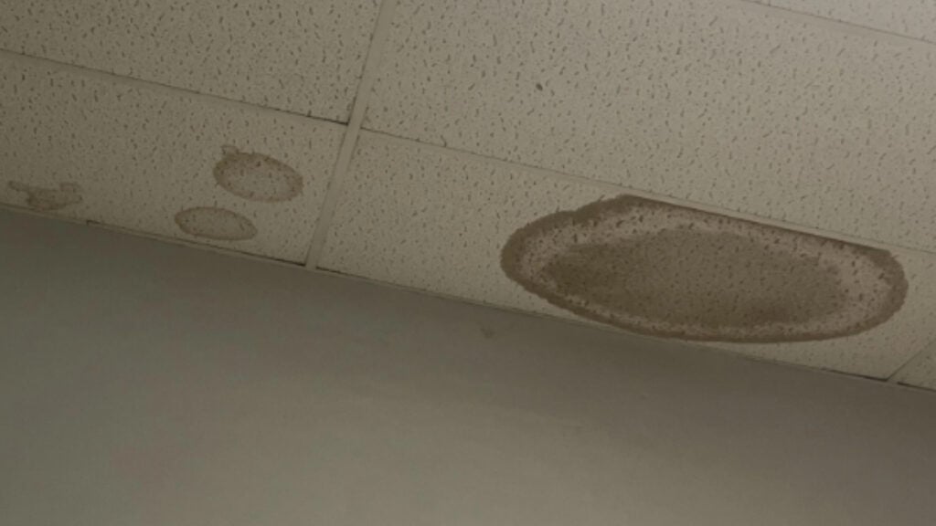 Maine Woman Bedroom Ceiling Leak