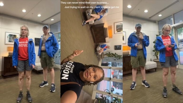 DC Hairstylist Elderly Couple Confrontation