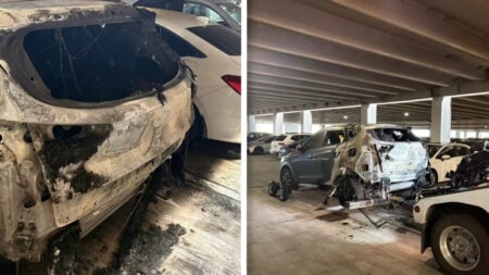 Florida Woman Gets Called to Parking Garage During Shift, Finds Back of Her Car Melted Away