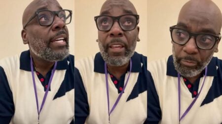 Texas Teacher Breaks Down After Realizing His High School Seniors Struggle With Basic Writing: ‘They Couldn’t Fill in Four Words’ Screenshot of Texas teacher Darius Williams tearfully speaking to camera in a viral video about his seniors' literacy struggles at Wheatley High School.