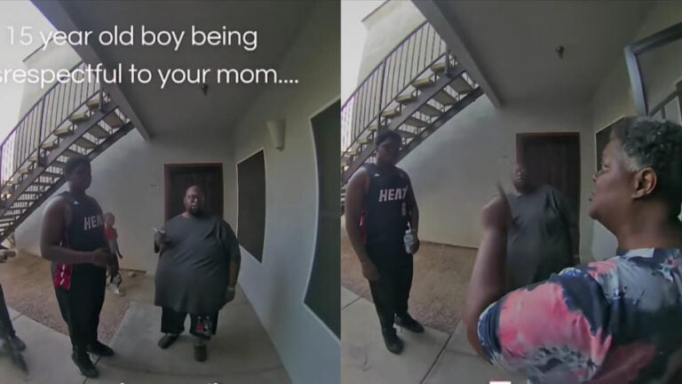 ‘Squaring Up to an Elderly Woman Is Crazy’: Arizona Father and Teen Slammed After Heated Confrontation With Neighbor Goes Viral Arizona Teen Elderly Neighbor Confrontation