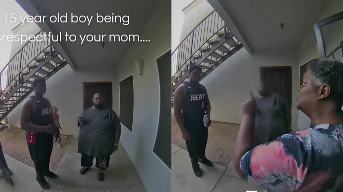 ‘Squaring Up to an Elderly Woman Is Crazy’: Arizona Father and Teen Slammed After Heated Confrontation With Neighbor Goes Viral
