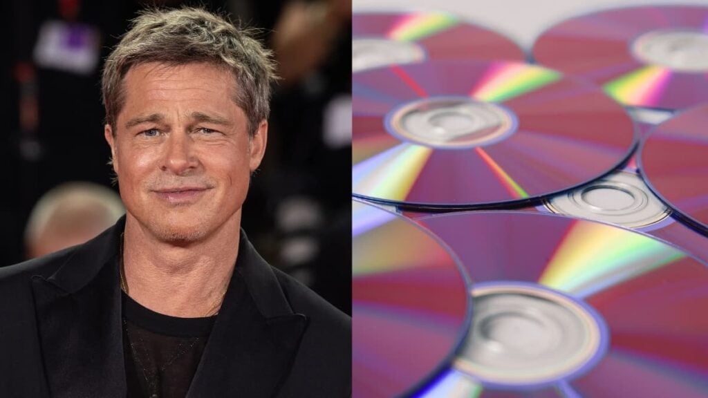 Oklahoma Actor Brad Pitt’s Surprising Reason for Avoiding Adult Movies Sparks Online Mockery: He Is Back on the Drink Again All Right’ A picture of Oklahoma actor Brad Pitt and some CDs.