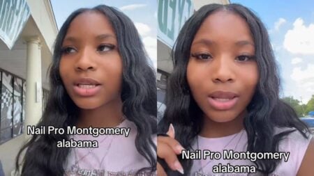 Alabama Woman Complains After Nail Salon Asks Her to Pay Before Service: ‘I Hope Every Establishment Starts to Do This’ A picture of the black Alabama woman.