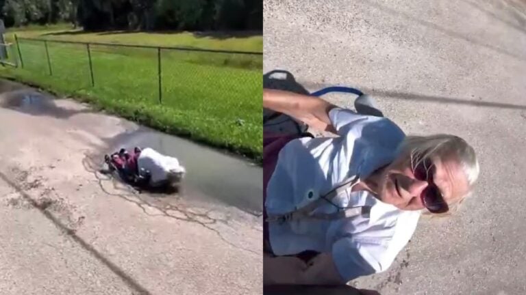 Heroic Florida Man Saves Elderly Woman Found Face-Down in Puddle After Fall: ‘We Need More People Like This’ A picture taken by Florida man.
