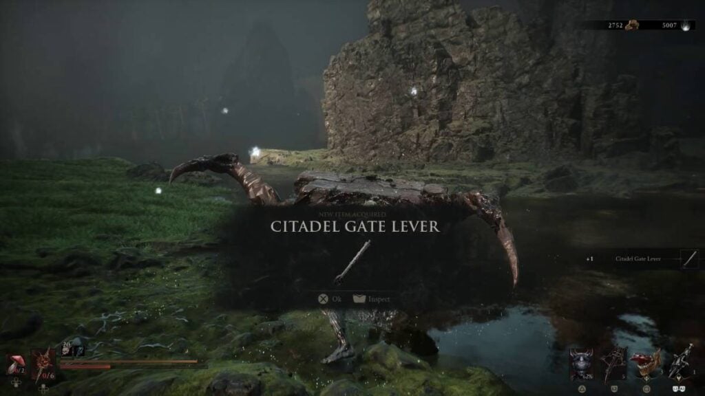 Citadel Lever Location