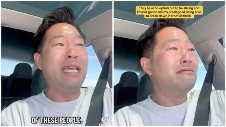 ‘They’re in Crisis’: Tearful California Man Shares What He Says He Witnessed at ICE Detention Center Teary California man