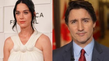 California Singer Katy Perry Mocked After Busting Out Dance Moves With Justin Trudeau in Hardware Store: ‘Bunch of Losers’ A picture of California singer Katy Perry and boyfriend.