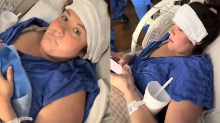 Pregnant Pennsylvania Woman Chills and Texts While Delivering Baby: ‘Childbirth Can Be Fun & Peaceful’ Pregnant Pennsylvania Woman Chills and Texts While Delivering Baby