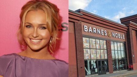 Barnes & Noble Slammed After Allegedly Profiting from New York Actress Hayden Panettiere’s Death: ‘How Do They Not Feel Shame Doing This?’ A picture of New York actress Hayden Panettiere and a Barnes & Noble store.