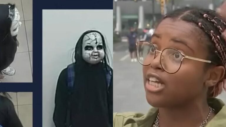 Pennsylvania Woman Kicks ‘Chucky’ Masked Man in Chest After He Allegedly Terrorizes Philadelphia: ‘He Couldn’t Fight’ Pennsylvania woman confronts Chucky masked man in Philadelphia