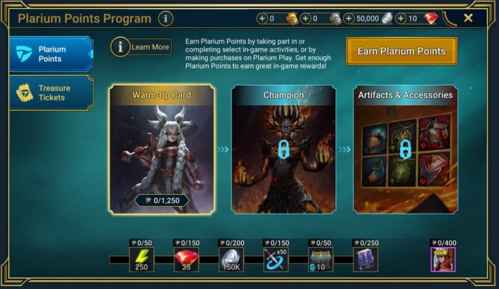 Plarium Points in Raid