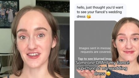 Ohio Bride-to-Be Says Stranger Sent Her Fiancé a Picture of Her Wedding Dress, Nearly Spoiling the Surprise: ‘Why Are People This Mean?’ Ohio Bride-To-Be Says Random Woman Messaged Her Fiancé and Almost Spoiled Her Wedding Dress