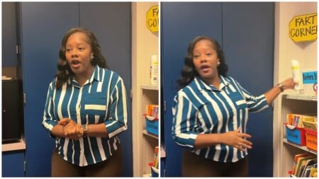 Fart corner, Texas teacher