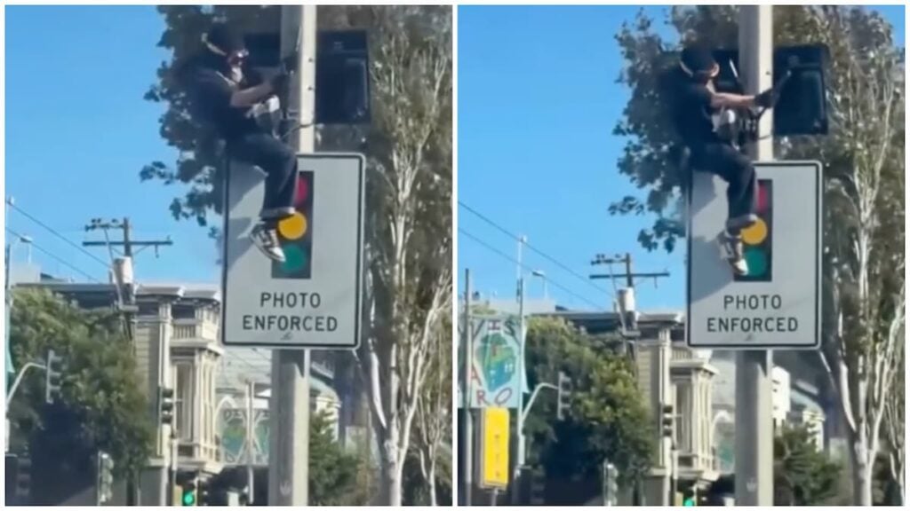 ‘The Hero Gotham Needs’: Masked California Man Caught Removing Flock Camera Draws Praise Online California flock camera incident