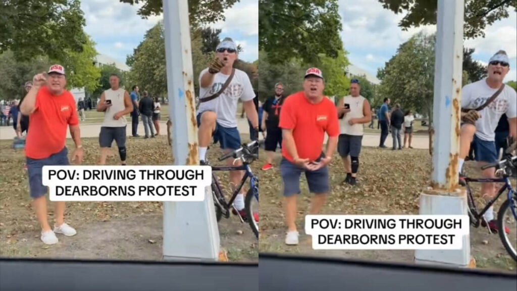 ‘Why Are They So Obsessed With Muslims?’: Michigan Woman Hit With Racist Threats After Confronting Dearborn Protesters Michigan Woman Dearborn Protest Threats