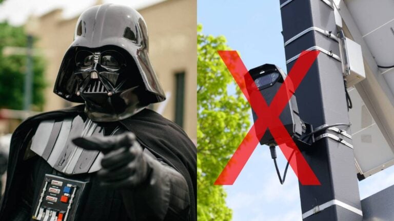 ‘Darth Vader’ Defends Flock Cameras in Viral California City Council Meeting: ‘I Need This So I Can Stalk My Ex-Girlfriend’ California Darth Vader flock camera