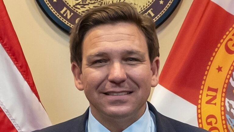 Official picture of Florida Governor Ron DeSantis taken in 2021.