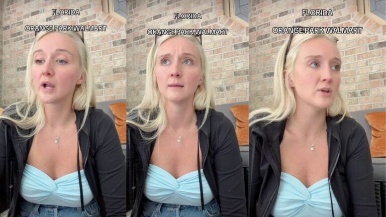 A Florida woman's TikTok account of being trailed by two men through a nearly empty Walmart — and the employees who walked her to her car.