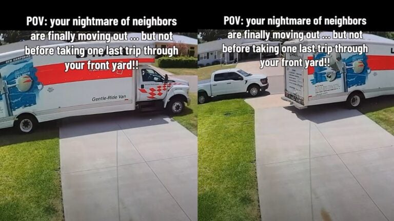 Florida Nightmare Neighbor Saga Ends With U-Haul Driving Through Woman’s Yard