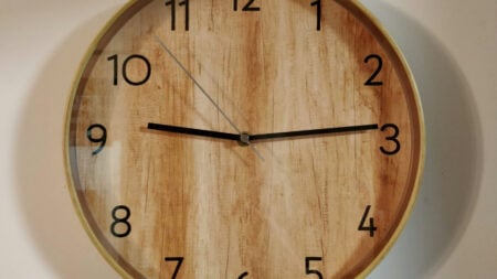 ‘Insane Person Behavior’: Illinois Worker Says Boss Changed Meeting by 3 Minutes, Then Called Him Late Brown wooden wall clock