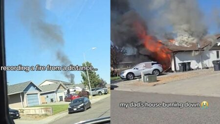Washington Woman Records House Fire at a Distance, Then Realizes It’s Her Father’s Home: ‘He Heard an Explosion’ Washington Woman Records House Fire at a Distance, Then Realizes It’s Her Father’s Home