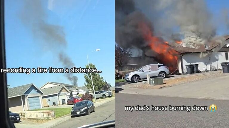 Washington Woman Records House Fire at a Distance, Then Realizes It’s Her Father’s Home: ‘He Heard an Explosion’ Washington Woman Records House Fire at a Distance, Then Realizes It’s Her Father’s Home