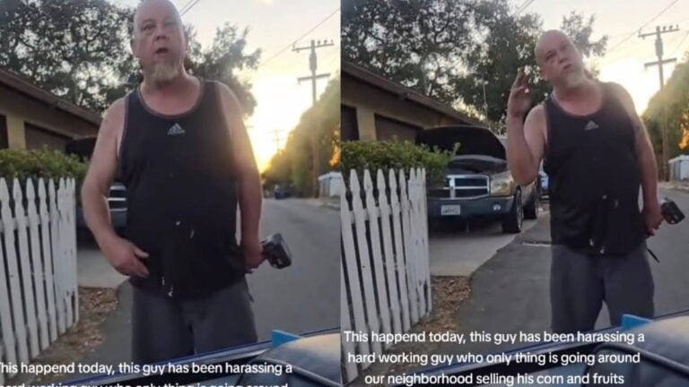 Racist California Man Harasses Hispanic Vendor for Allegedly Honking Repeatedly: ‘You’re In My Country’ A picture of California man.