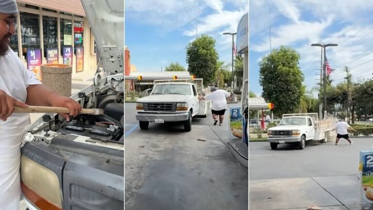 California Man Starts Truck With Axe to Immediate Reverse Disaster
