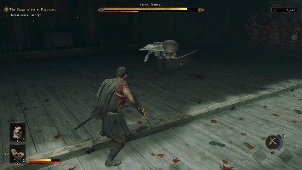 Onimusha Way of the Sword Boss fight