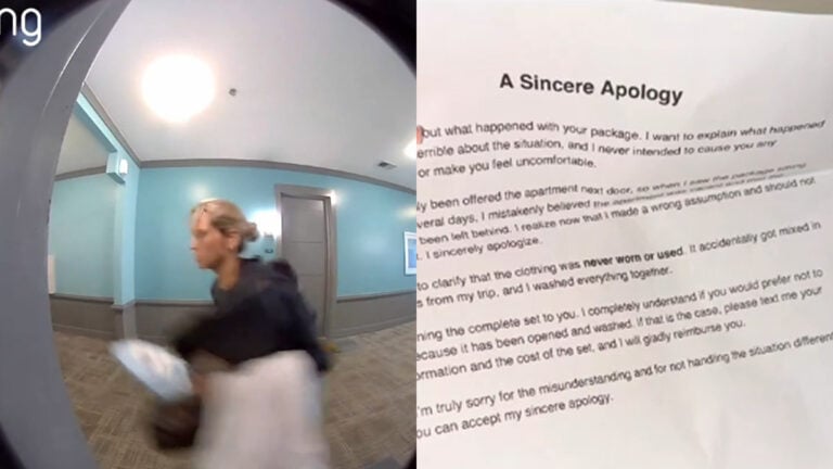 Georgia Neighbor’s Package Theft Takes Wild Turn After Confrontation: ‘Not Her Trying to Gaslight You!’ Georgia Package Theft Takes a Wild Turn After Confrontation: ‘Not Her Trying to Gaslight You!'
