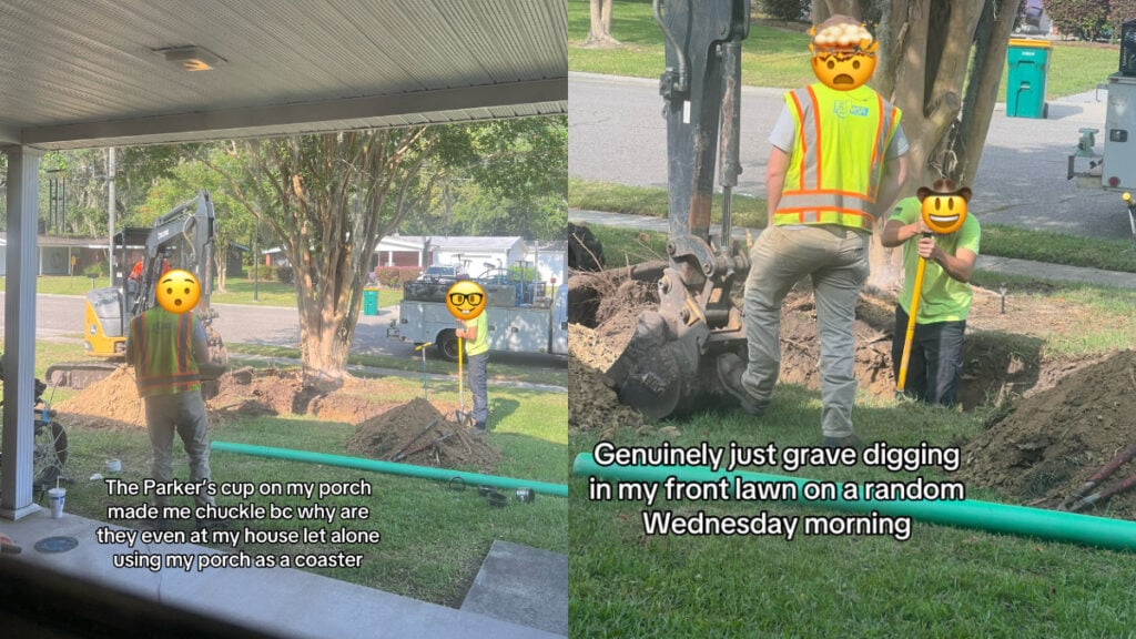 South Carolina Woman Looks Outside, Finds Stranger Digging up Her Yard: ‘Who Is Paying to Replace My Furniture'
