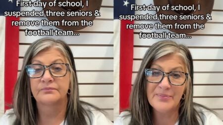 Three Maryland High School Seniors Suspended After Allegedly Duct Taping Two Freshmen to Flagpole: ‘I Would Have Expelled Them for Assault’ A picture of Maryland teacher.