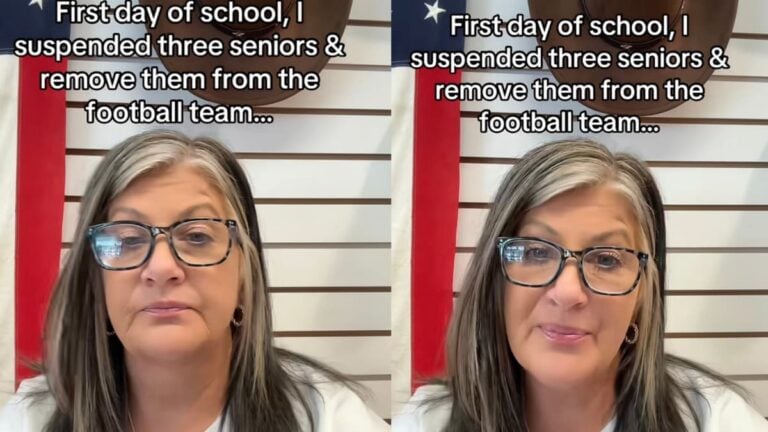 Three Maryland High School Seniors Suspended After Allegedly Duct Taping Two Freshmen to Flagpole: ‘I Would Have Expelled Them for Assault’ A picture of Maryland teacher.