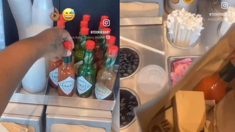 Outrage After Florida Woman Admits to Stealing Hot Sauce Whenever She Goes to Chipotle: ‘There’s a Reason We Can’t Have Nice Things’ A picture taken by Florida woman.