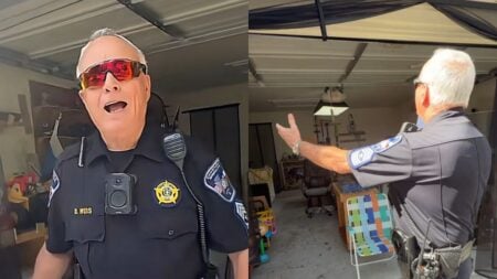 Texas Cop Accused of Trespassing Into Couple’s Garage Says It’s ‘Open to the Public’: ‘He’s Illegally Entering Your Home’ Texas Cop Accused of Trespassing Into Couple’s Garage Says It’s ‘Open to the Public’